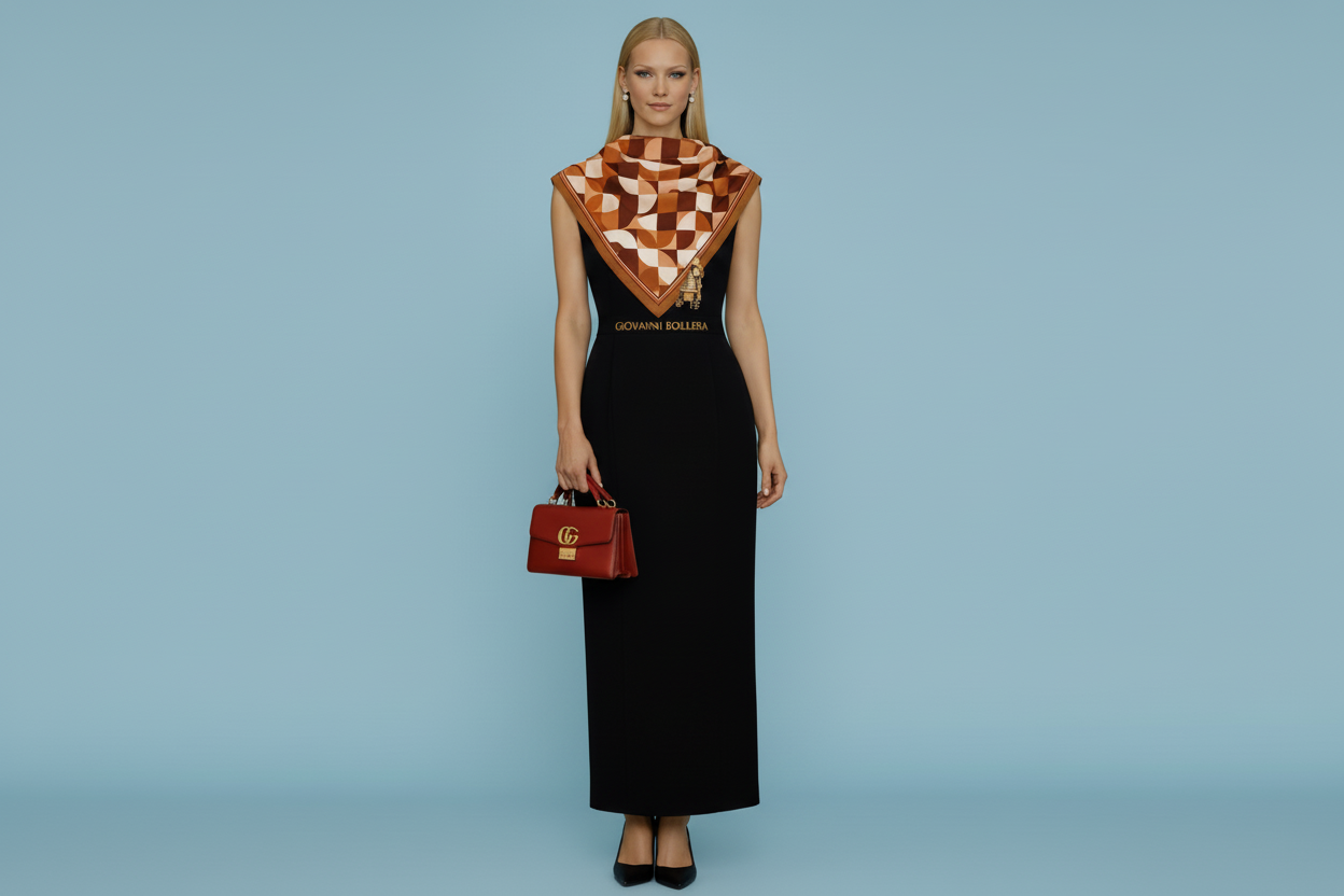 %100 Mulberry Twill İpek Şal ve Fular 50 cm x 50 cm 