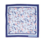 Pink Floral Silk Scarf Giovanni Boulera 4206390 90cmx90cm