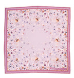 Lilac, Floral Silk Scarf Giovanni Boulera 4206690 90 cm x 90 cm