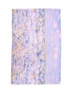 Blue Patterned Silk Shawl Giovanni Boulera 43059200 200cmx65cm