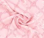 Pink Patterned Silk Shawl Giovanni Boulera 43060200 200cmx65cm