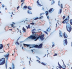 Pink Floral Silk Scarf Giovanni Boulera 4206390 90cmx90cm
