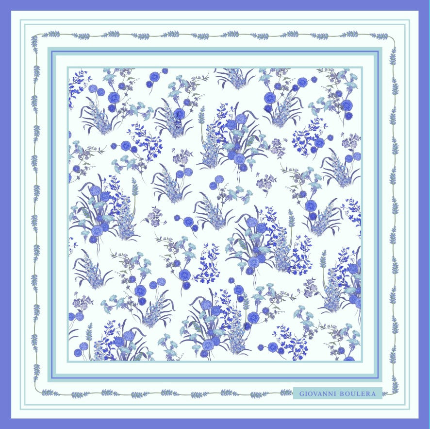 Giovanni Boulera Mulberry Twill İpek Eşarp Şal 16 momme mulberry dut ipegi kalitesinde,çift taraf baskılı,kenarları super el dikişi ile dikilmiştir,90 cm x 90 cm 