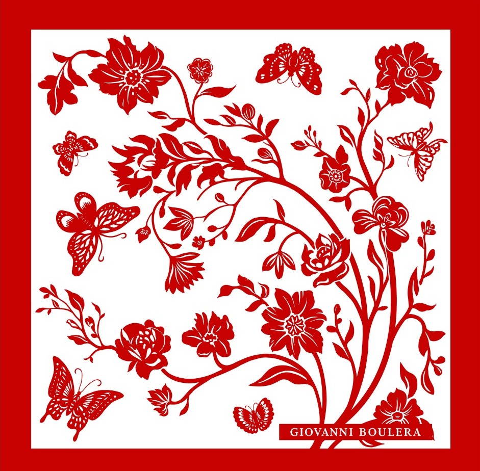 Giovanni Boulera Mulberry Twill İpek fular 16 momme mulberry dut ipegi kalitesinde,çift taraf baskılı,kenarları super el dikişi ile dikilmiştir,50 cm x 50 cm