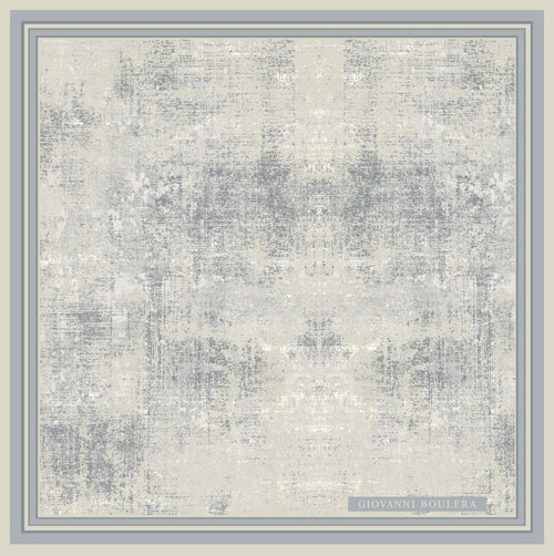 Natural Texture Pattern Silk Scarf Giovanni Boulera 4300865 65 cm x 65 cm