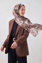 Leopard Print Silk Scarf Giovanni Boulera 43058200 200cmx65cm