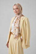 Vintage Floral Silk Shawl Giovanni Boulera 43062200 200cmx65cm