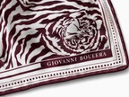 Bordeaux tiger print 5101690 90cmx90cm