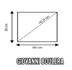 Bordo Çiçekli İpek Eşarp Giovanni Boulera 4100365 65 cm x 65 cm