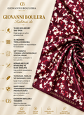 Giovanni Boulera Premium Mulberry Twill İpek Eşarp – Zamansız Zarafet ve Üstün Kalite

Giovanni Boulera imzasını taşıyan bu özel tasarım mulberry twill ipek eşarp, lüks ve zarafeti bir araya getirerek stilinize sofistike bir dokunuş katmak için tasarlandı. %100 doğal mulberry ipekten üretilen bu eşarp, 16 momme yoğunluğundaki twill dokuma yapısı sayesinde hem dayanıklılığı hem de ipeğin eşsiz yumuşaklığını bir arada sunar. 