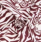 Bordeaux tiger print 5101690 90cmx90cm
