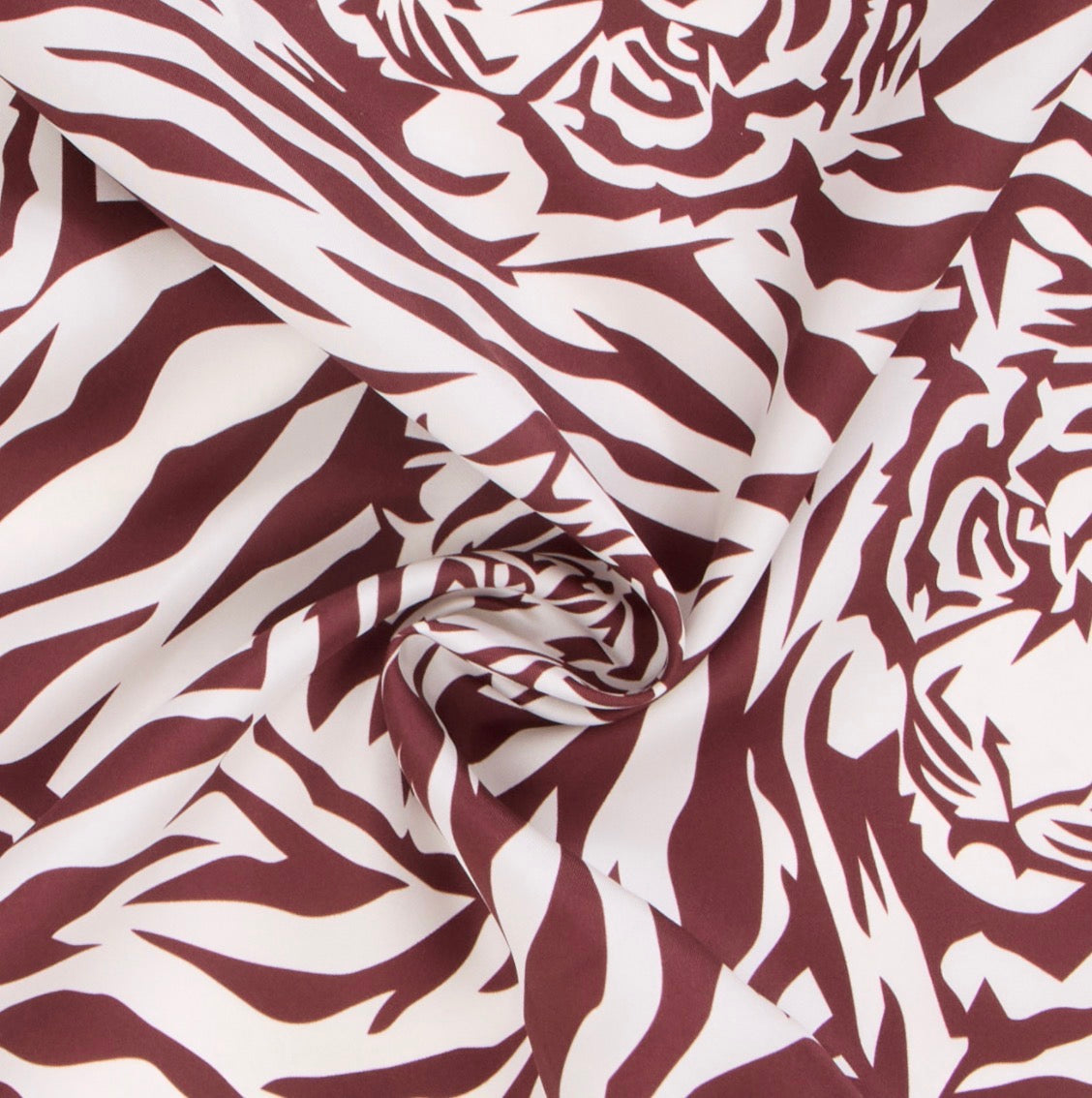 Bordeaux tiger print 5101690 90cmx90cm