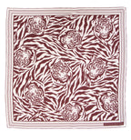 Bordeaux tiger print 5101690 90cmx90cm