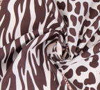 Coffee leopard print 5101490 90cmx90cm