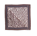 Coffee leopard print 5101490 90cmx90cm