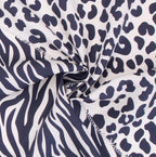 Black leopard print 5101590 90cmx90cm