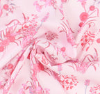 Pink Floral Silk Scarf Giovanni Boulera 4206790 90cmx90cm
