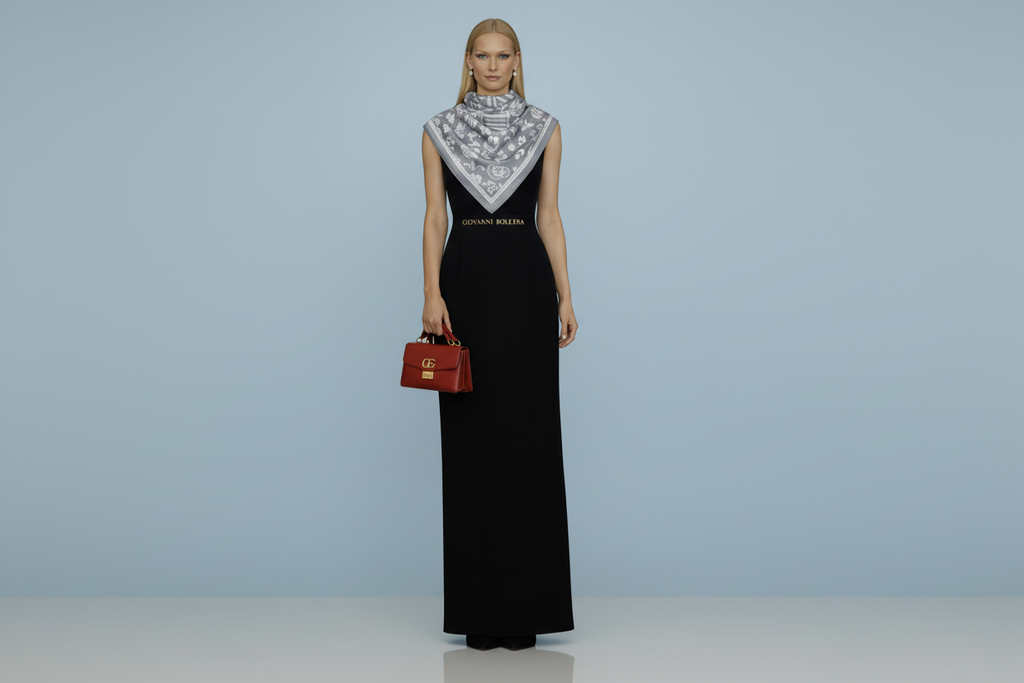 Cesur tarzınıza ilham veren altın tonlarında çiçek desenli bu 65x65 cm fular, 16 momme %100 Mulberry twill ipekten üretilmiştir. Çift taraflı yüksek çözünürlüklü dijital baskı tekniği sayesinde desen canlılığını uzun süre korur. Süper el dikişi kenar işçiliği, ürüne zarif ve premium bir bitiş kazandırır. Yumuşak, hafif ve akıcı dokusu ile hem günlük kombinlerde hem özel davetlerde şıklığınızı tamamlar. Giovanni Boulera estetiğini yansıtan bu seçkin ipek fular, Milano esintili tasarımı ve zamansız duruşuyla 