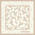 Cream Colored Mulberry Silk Scarf Giovanni Boulera 4301965 65cmx65cm