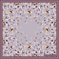 Giovanni Boulera Mulberry Twill İpek Eşarp Şal 16 momme mulberry dut ipegi kalitesinde,çift taraf baskılı,kenarları super el dikişi ile dikilmiştir,90 cm x 90 cm 