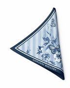 Mavi Kelebek Desenli Mulberry İpek Eşarp Giovanni Boulera 4303465 65cmx65cm