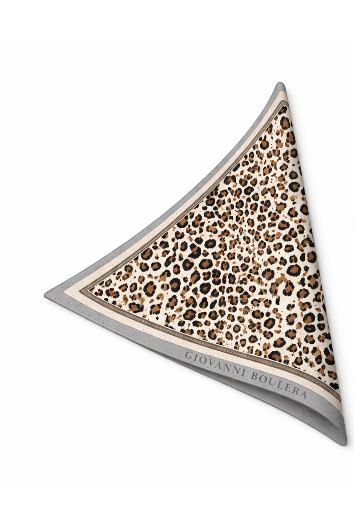 Leopar Desenli ,Çift Taraf Baskı ,Süper El Dikişi,16 mm %100 Mulberry Twill İpek Şal,Eşarp