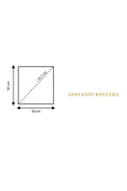 Turkuaz Renkli Kare Desenler,Çift Taraf Baskı,Süper El Dikişi,16 mm Mulberry Twill İpek Şal Fular