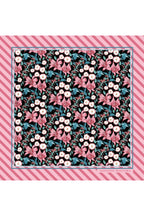 Floral Print,Double-Sided Print,Super Hand-Stitched,16mm Mulberry Twill Silk Scarf,Shawl