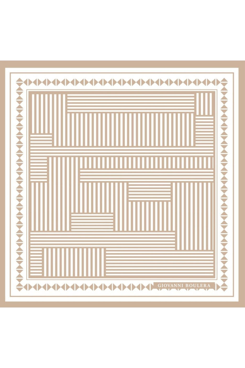 Geometrik Desenli,Çift Taraf Baskı ,Süper El Dikişi,16 mm %100 Mulberry Twill İpek Şal