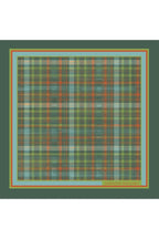 Modern Ve Renkli Desenli Kare,Çift Taraf Baskı ,Süper El Dikişi,16 mm %100 Mulberry Twill İpek Şal