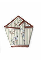 Kelebek Desenli Farklı Renklerle Tasarlanmış Mulberry Twill İpek Eşarp