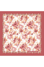 Golden Tones, Double Sided Print, Hand Rolled Hems, 16 mm Mulberry Twill Silk Shawl, Scarf