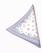 Çiçek Desenli Mulberry İpek Eşarp Giovanni Boulera 4304065 65cmx65cm