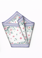 Çiçek Desenli Mulberry İpek Eşarp Giovanni Boulera 4304065 65cmx65cm