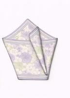 Soft Renklerde Çiçek Desenli Mulberry İpek Eşarp Giovanni Boulera 4304365 65cmx65cm