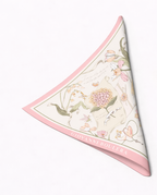 Pembe Çiçekli Mulberry İpek Eşarp Giovanni Boulera 4304565 65cmx65cm