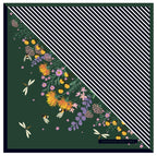 Üretimi, ipeğin doğduğu yer olarak kabul edilen Guangzhou / Çin’de, Giovanni Boulera’ya ait özel tesislerde gerçekleştirilmiştir.Marka çift taraflı kullanıma uygun olacak şekilde yüksek çözünürlüklü dijital baskı teknolojisi ile üretilmiştir.
Kenarları tamamen el işçiliğiyle kıvrılmış, geleneksel süper el dikişi tekniği ile tek tek elde dikilmiştir.16 momme %100 Mulberry Twill ipek kalitesinde üretilen bu eşarp; yumuşak dokusu, doğal parlaklığı ve akışkan yapısıyla lüks ipek deneyimini en üst seviyede sunar