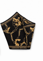 Zincir Desenli İpek Eşarp Giovanni Boulera 4100265 65 cm x 65 cm